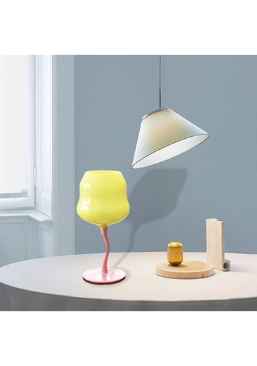 Suntek Magideal Şarap Kadehi Benzersiz İçme Bardağı Martini Sarı