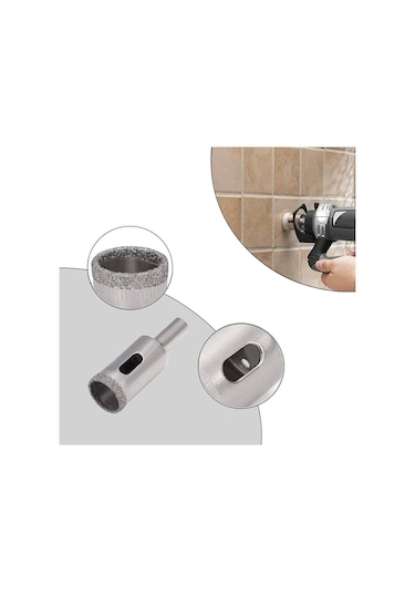 Venoa Cam Mermer Granit Fayans Delici Panç Seti Sulu Kesim 16 Mm