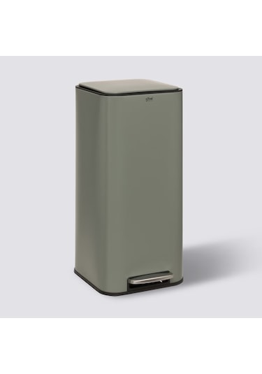 Delta 30 Lt.çöp Kutusu/kare-yeşil Yeşil