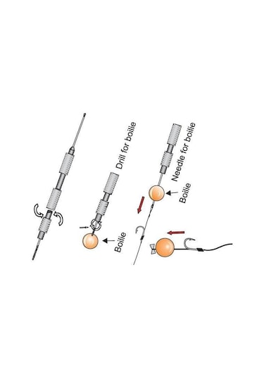 Extra Carp Baiting Hook W.drill