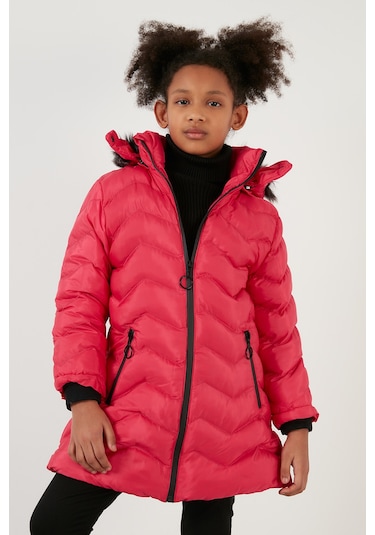 Lela Kız Çocuk Mont 5766041-Pembe
