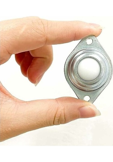 Novahub Gu.b/bon 8 Adet Evrensel Mobilya Tekerleri, Galvanizli Demir Naylon Toplu, Gürültü Düşük, Kolay Kurulum, 10-15kg Kapasite, Transfer Tekerleri -