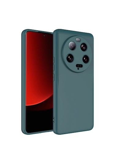 Xiaomi Mi 13 Ultra Kılıf Zore Mara Lansman Kapak Koyu Yeşil