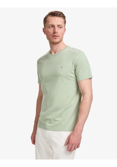 Pierre Cardin Erkek Çağla Tişört Basic 50325307-vr016 Yeşil