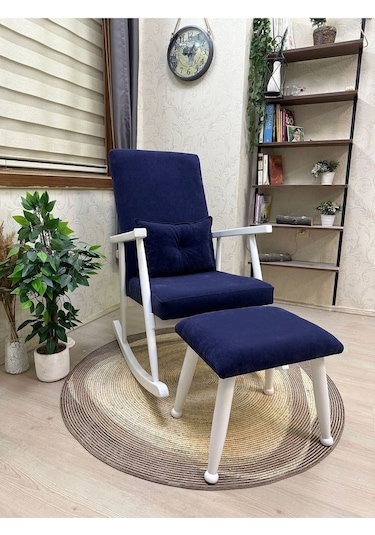 Asedia Trend Lake Lacivert Sallanan Sandalye