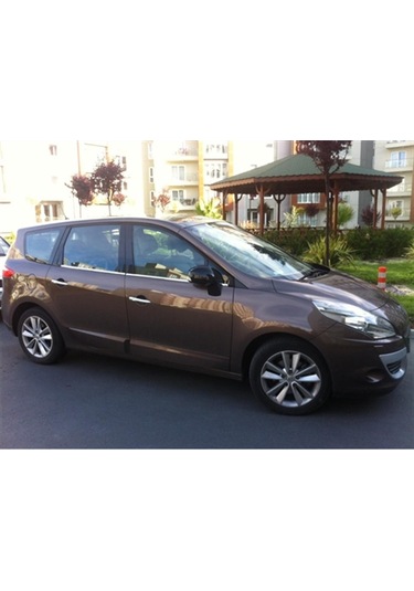 Woc Chrome Renault Scenic 3 Krom Cam Çıtası 2009 Sonrası 4  Parça