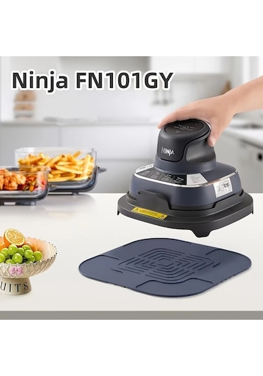 Globalbloom Off White Silikon Isıya Dayanıklı Kesme Matı Hava Fritözü Mutfak Tezgah Koruyucu