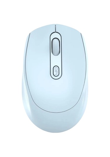 Platoon Pl-1865 Usb Mavi/siyah/beyaz 3 Renk 2in1 Bluetooth Ve 2.4ghz Şarjlı Type-c Girişli Sessiz Kablosuz Mouse Pl-1865