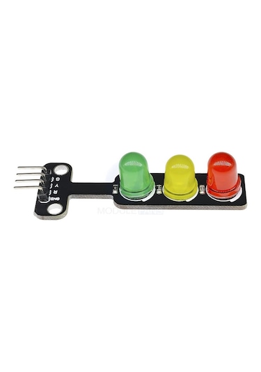 Alkatronik-Trafik Işık Led Modülü 5V Ortak Katot 8Mm Led Kırmızı Sarı Yeşil
