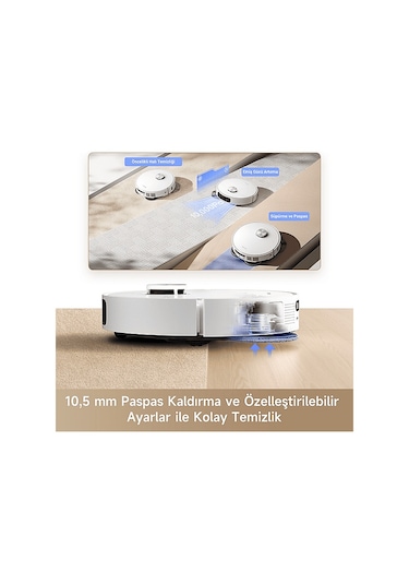 Dreame L10S Ultra Gen2 Robot Süpürge Beyaz
