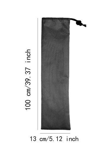 Homyl Bağcıklı Saklama Çantası Hafif Çadır 13cmx100cm Siyah