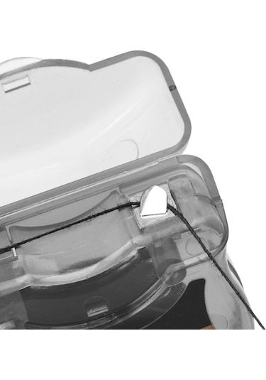 Geeksen Profesyonel Kaş Mikroblading İpi - 30 Metre Kömür Rengi - Hassas Kontür Çizimi İçin