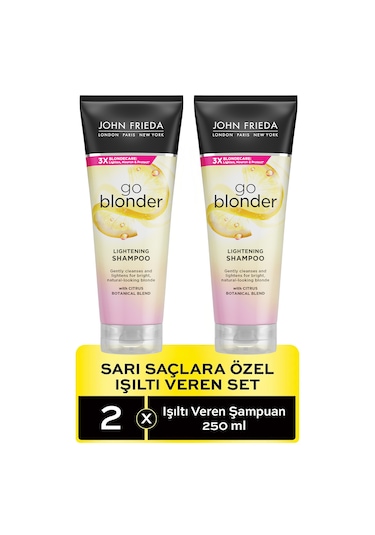 John Frieda Go Blonder Lightining Işıltı Veren Şampuan 2 x 250 ML
