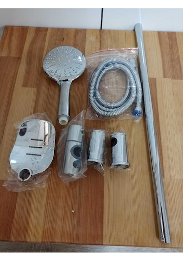 Sürgülü Duş Seti Krom
