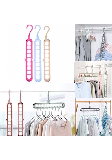 Büro Ev Ofis Düzeni İçin Dolap İçi Organizer Sihirbaz Askı Diğer