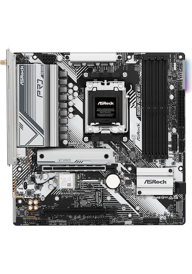 Asrock B650m Pro Rs Wıfı 7200mhz Ddr5 Soket Am5 M.2 Usb 3.2 Hdmı Matx Anakart