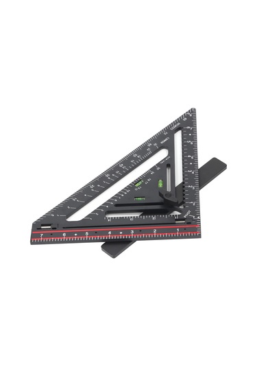 Maiyame Plastik Çift Taraflı Katlanabilir Halka Çizgi, Ahşap İşleri, Mobilya Ve Mimari Tasarımlar İçin Doğru Açı Ölçümü Ve Konumlandırma Çubuğuyla Profesyonel Araç Seti