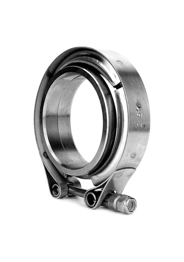 Geeroyoo 2.5 İnç 304 Paslanmaz Çelik V-band Klem + 2 Flanş, Turbo Egzos Sistemleri İçin Kaynaklı Bağlama, Evrensel Uyumlu Ve Dayanıklı