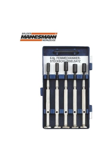 Mannesmann 1135-6 Lokma Uçlu Hassas Tornavida Seti, 6 Parça