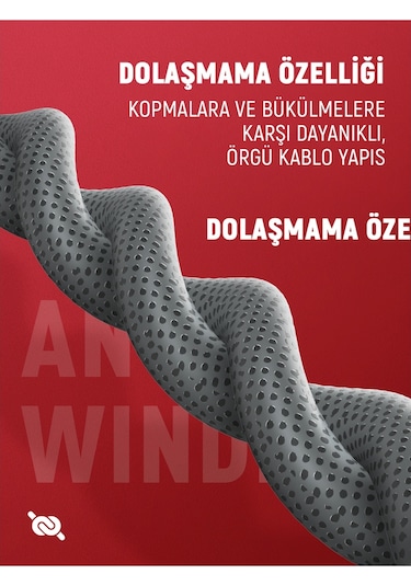 Ldnıo LS441 1M Type C Şarj Kablosu