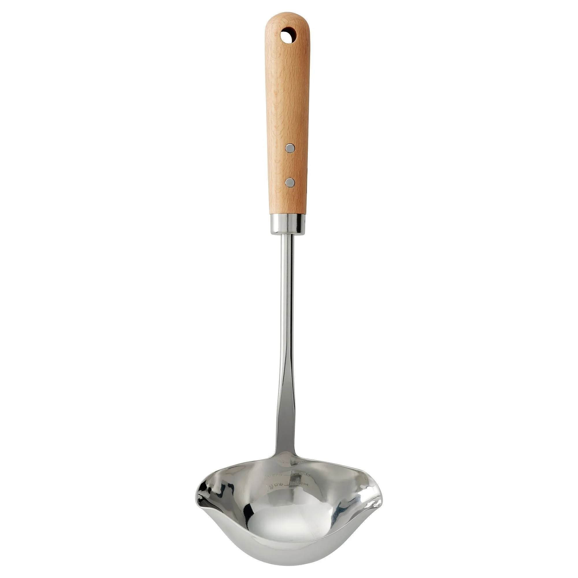 Ikea Vardagen Paslanmaz Çelik-kayın 32 Cm Ölçülü Kepçe