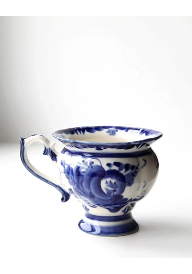 Terehoff Gzhel Fincanı 318317268 Cobalt Mavisi