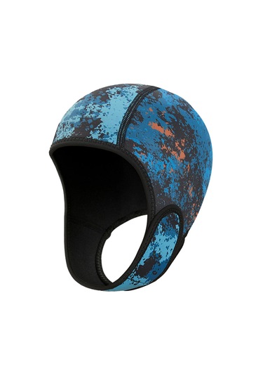 Suntek Scuba Diving Hood 2mm Neopren Dalış Wetsuit Koyu-mavi Koyu Mavi