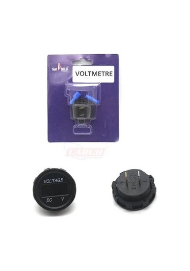 9v-30v Dijital Voltmetre Fişli 28.5 Mm