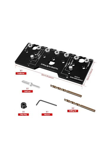 Raf Pimi Şablonu Raf Pimi Kılavuzu Hassas Dolap Montaj Şablonu Şablonu