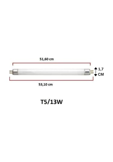 2 Adet 13w 827 2700k Sarı Işık G5 Duylu T5 Floresan