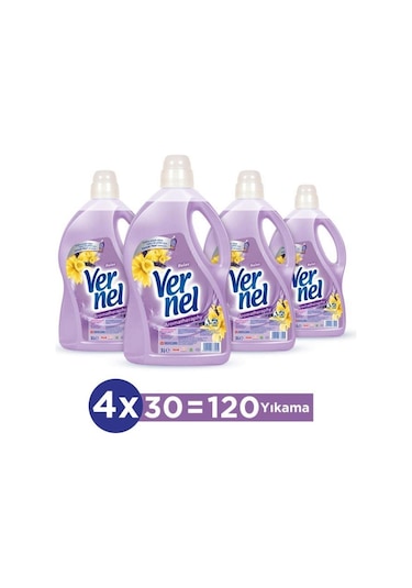 Vernel Aromatherapy Çamaşır Yumuşatıcısı Relax 4 x 3 L