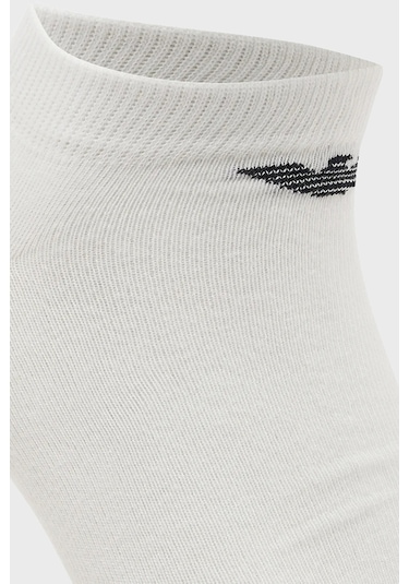 Emporio Armani Erkek Çorap Em000550 Af14446 M0066 Beyaz Beyaz