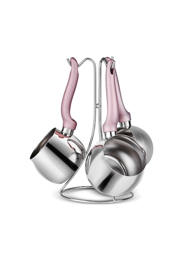 Karaca Fleva 3'lü Cezve Takımı Rose