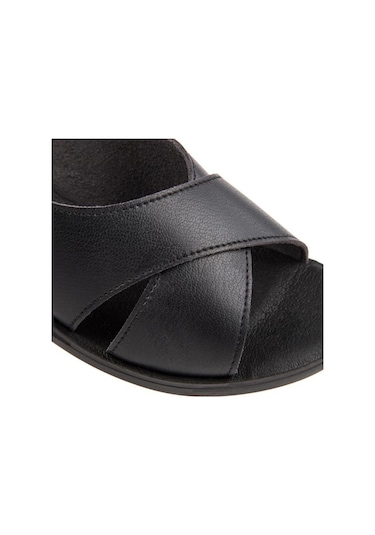 Muya Vienza 31028-001 Anatomik Taban Kadın Sandalet Siyah 36-40 001
