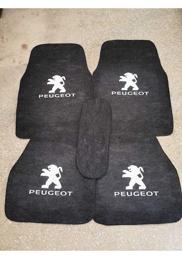 Peugeout Siyah Oto Halı Paspas