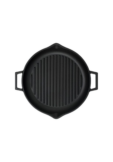 Aryıldız Döküm Demir Grill Yuvarlak 30 Cm - Siyah - 005ar421897 Siyah