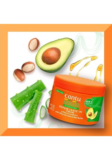 Cantu Avokado Durulanmayan Bakım ve Onarım Kremi 340 G