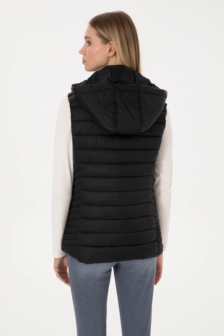 U.s. Polo Assn. Kadın Siyah Yelek Dokuma 50307992-vr046 Siyah