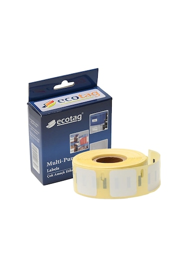 Dymo Ecotag 25X25MM Çok Amaçlı Kare Muadil Etiket 750 Adet