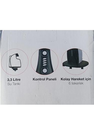 King KV1816 80W Oya Soğuk Buharlı Vantilatör 40 CM