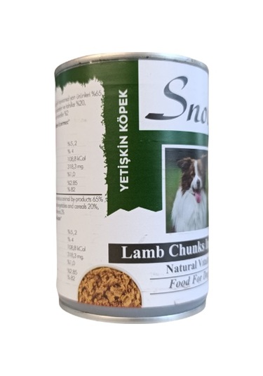 Snow Kuzu Etli Yetişkin Konserve Köpek Maması 6 x 400 G