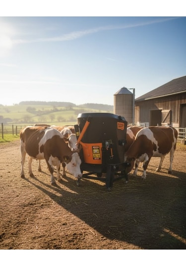 Burkon 1m3 Eco Sabit Yem Karma Makinesi