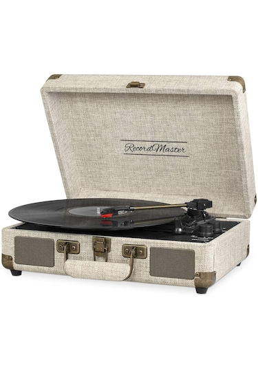 Record Master ST14012 Bluetooth Özellikli Retro Pikap Bej