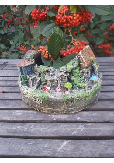 Dekoratif Yazlık Evler Saksı