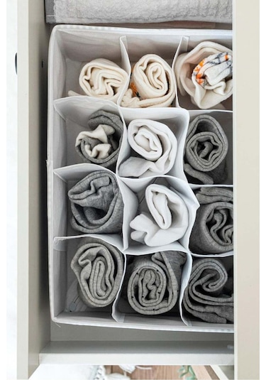 12 Bölmeli Çekmece Düzenleyici Desenli