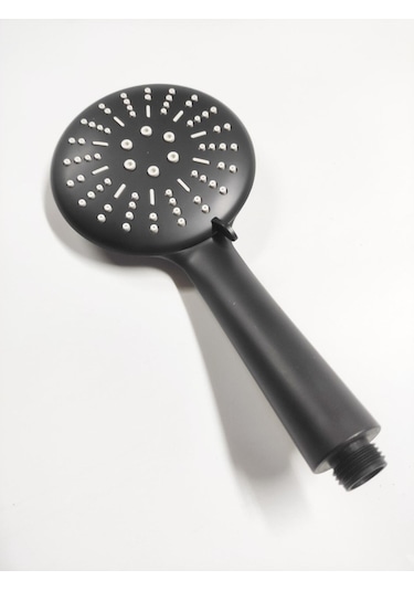 Fonksiyonlu Siyah El Duşu - Duş Başlığı Duş Başlığı Plastik Diğer