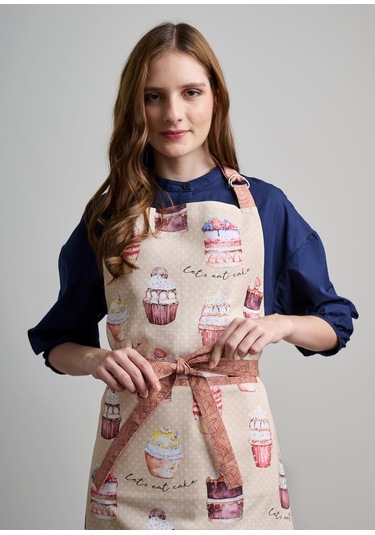 Önlük Pamuk 1 Parça Ayarlanabilir Boyun Askılı Orta Cepli Önlük 36 - Pastalar, Diğer