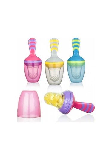 Bebedor Silikon Meyve Sebze Besleyici 6+ Ay Sarı