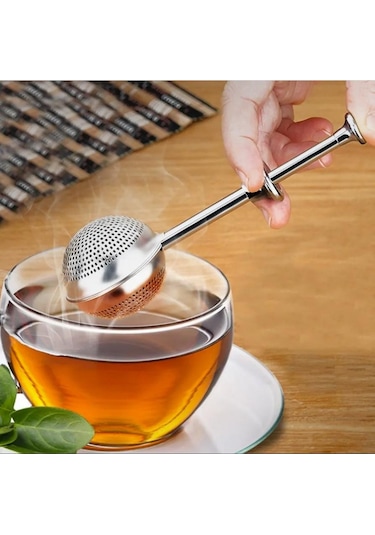 Zhlhome Bitki Çayı Süzgeci Çay Demleme Aparatı Gümüş