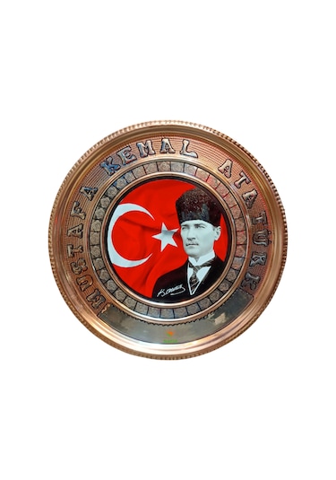 Atatürk Tablo Bakır Tablo M.k.atatürk Tablosu Özel Elişçiliği